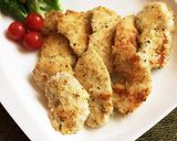 鶏むね肉の柔らか香草チーパン粉焼き作り方7写真