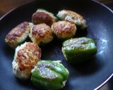 和風☆肉詰めピーマン♪作り方5写真