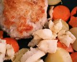 バナナで鶏の甘辛煮 簡単おかず作り方4写真