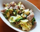 簡単♪豚バラ味噌炒め☆キャベツ大量消費作り方5写真