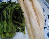 大根の漬物のチャーハン作り方1写真