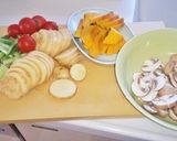 塩トマトで纏める♡華やかベジグリル♡作り方1写真