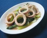 簡単お惣菜♪青梗菜とイカの塩炒め作り方12写真