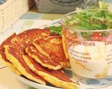 ココナッツ香る大豆粉パンケーキ作り方4写真