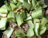 豚肉と青梗菜のオイスターソース炒め作り方4写真