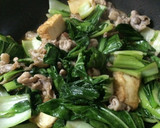 豚肉と青梗菜のオイスターソース炒め作り方5写真