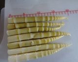 北海道の細い筍で作る筍玄米ごはん作り方1写真