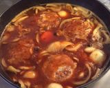 完熟トマトルーで作る煮込みハンバーグ作り方9写真