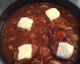 完熟トマトルーで作る煮込みハンバーグ作り方10写真