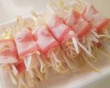 お弁当にも！もやしの肉巻き～(^o^)作り方1写真