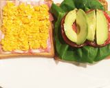 【お弁当】トマトとアボカドのサンドイッチ作り方5写真