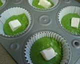 クリームチーズ入り☆ほうれん草のマフィン作り方3写真