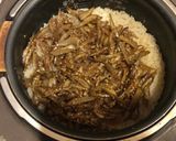 きんぴら風味のごぼう御飯の生姜入り作り方8写真