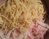 フライパンで*簡単豆乳カルボナーラ作り方5写真