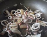 玉葱とイカのにんにく炒め作り方4写真