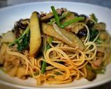 茄子とツナの生姜が香るパスタ作り方7写真