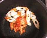 給料日前にちくわキムチ！豚キム風作り方2写真