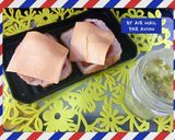 朝食に→空豆あん・トマト・チーズトースト作り方2写真