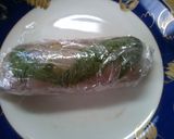 レンジで簡単！鶏ささみの 梅 しそロール作り方7写真
