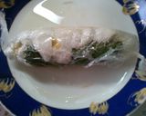 レンジで簡単！鶏ささみの 梅 しそロール作り方8写真