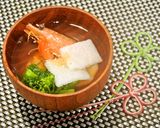 餅の代用に♥老人内科医師のご飯シート雑煮作り方14写真