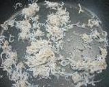 白魚干しのクリームパスタ作り方2写真
