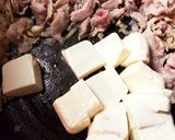 めんつゆで作るスタミナ肉豆腐作り方5写真