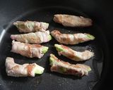 簡単★アボカドの肉巻きカレーソテー作り方3写真