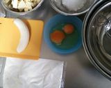 ホワイトチョコとバナナで簡単マフィン♪作り方1写真