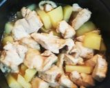 ♡簡単おかず♡鶏じゃがアボの甘辛炒め作り方3写真