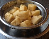 厚揚げと白菜・油菜炒め作り方1写真