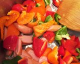 簡単✿ズッキーニと彩り夏野菜のカポナータ作り方2写真