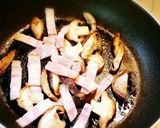 キャベツベーコンのめんつゆバターうどん作り方4写真