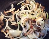 ピリ辛バジルパスタの鶏肉ソテーのせ作り方4写真