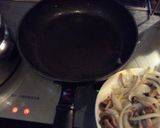 ピリ辛バジルパスタの鶏肉ソテーのせ作り方5写真