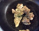 ピリ辛バジルパスタの鶏肉ソテーのせ作り方7写真