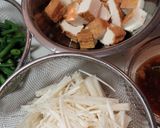 ポン酢で♪厚揚げとインゲンの甘味噌煮作り方1写真