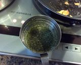 ピリ辛バジルパスタの鶏肉ソテーのせ作り方3写真