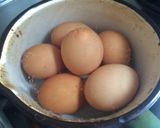 手羽元にんにく醤油煮&絶品味玉作り方2写真