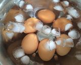 手羽元にんにく醤油煮&絶品味玉作り方3写真