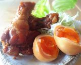手羽元にんにく醤油煮&絶品味玉作り方5写真