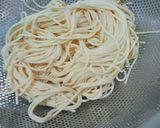 水戻しスパゲティ★キャベツクリームスパ作り方3写真