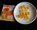 なんちゃって目玉焼き！５分で完成ミルク寒天♪作り方4写真