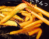 簡単美味い！我が家の絶品ナスの素揚げ＊作り方5写真