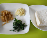 豆腐とザーサイの簡単混ぜごはん作り方1写真