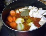 簡単♪手羽元と野菜のトマト煮☆作り方3写真