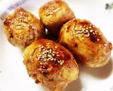 焼肉のタレで！肉巻きおにぎり作り方6写真