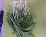 麺つゆで！水菜とさつま揚げのさっと煮作り方3写真
