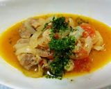 鶏もも肉と玉ねぎとトマトの塩糀煮込み♪作り方6写真