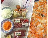 失敗しない♡チーズinハンバーグ作り方1写真
